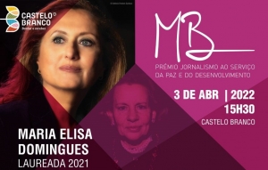 Maria Elisa recebe Prémio Maria Barroso, em Castelo Branco